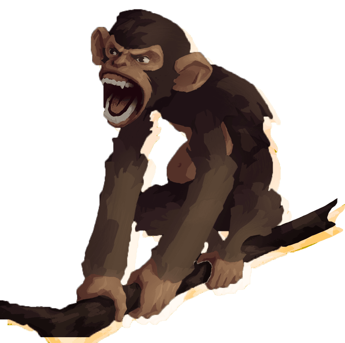 The Monkey Escape monkey holding its golden key